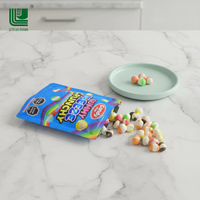 Boîte de bonbons durs lyophilisés aux fruits pour enfants, personnalisée, OEM, Halal, imprimée de dessins animés, assortiment multicolore, en gros