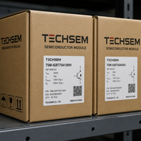 Module de diode TECHSEM MDC135-18 135A 1800V Série MD135 Redresseur semi-conducteur de puissance Onduleurs PWM Fixation par vis