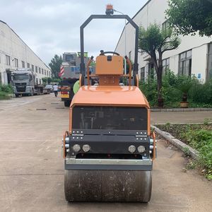 Fabricant chinois de rouleaux vibrants à double tambour mini de 550 kg, 1 tonne, machine de compactage routier, pompe à engrenages, <span class=keywords><strong>moteur</strong></span> Changchai, asphalte - Product Image 4