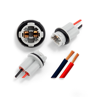 Connecteur 2 broches 912 921 avec faisceau de câblage pour douille d'ampoule à contact en cuivre, faisceau de câblage de feu arrière et de clignotant, 12V 2A, compatible Chevy et Hyundai