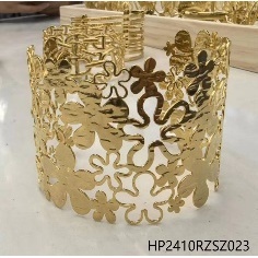 Anelli moda moda donna placcati oro alla moda Design elegante con apertura regolabile intarsio accessorio perfetto per qualsiasi Outfit - Product Image 1