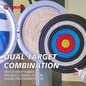 Máquina <span class=keywords><strong>de</strong></span> Juego <span class=keywords><strong>de</strong></span> Tiro con Arco Comercial, <span class=keywords><strong>Simulador</strong></span> Electrónico <span class=keywords><strong>de</strong></span> Tiro con Arco con Recuperación Automática <span class=keywords><strong>de</strong></span> Flechas para Parques Infantiles Interiores - Product Image 2