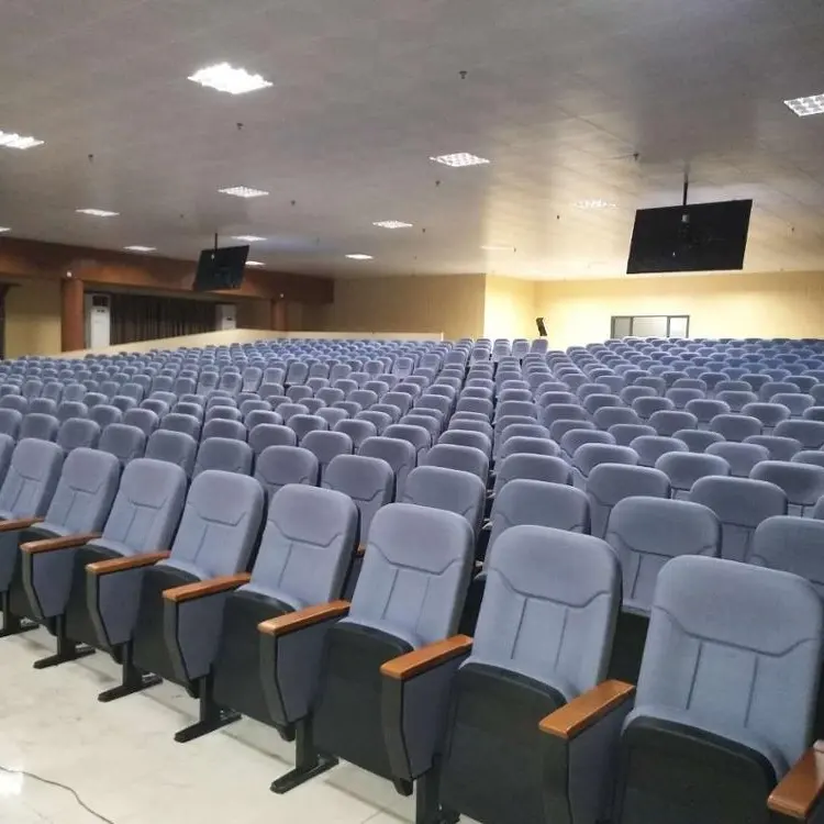 המנהג פופולרי בד חדש סגנון חסכוני כיסא אולם הכנסייה קולנוע תיאטרון מושבי למכירה