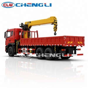 Grúa Telescópica Recta Montada en Camión Dongfeng de 12 Toneladas 6x4 para Elevación en Construcción - Product Image 4