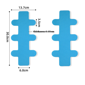 Nastro Kinesiologico in Cotone CW OEM per Tallone, Polpaccio e Muscoli Posteriori, Antidolorifico, Pretagliato, Sportivo, Impermeabile, Traspirante, Unisex - Product Image 4