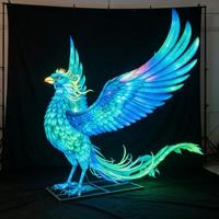 Göttliche Vogel-Laternen Chinesisches Frühlingsfest Weihnachten Halloween Neujahr Outdoor LED-Beleuchtungsinstallation Bestseller