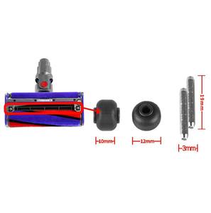 Adecuado para aspiradora Dysons, cepillo eléctrico para suelo, cabezal de succión, rodamiento de rueda de plástico inferior V6 V7 V8 <span class=keywords><strong>V10</strong></span> V11, piezas de reparación - Product Image 5