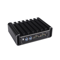 Mini PC Industrial ZOOMWIN Micro I3 4005U I5 4200U RS485/232 2 Puertos Ethernet LAN 6 USB Computadora Integrada para Publicidad