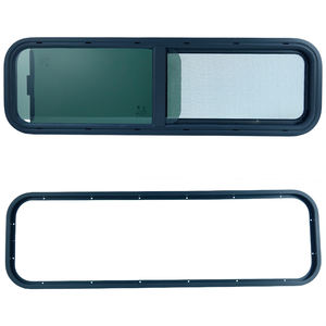 Meilleur prix pour 1067*559mm en alliage d'aluminium RV fenêtre caravane coulissante camping-car fenêtre avec rideau en option - Product Image 2