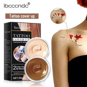 Ibcccndc maquillage temporaire naturel éclaircir couverture <span class=keywords><strong>tatouage</strong></span> couverture complète acné crème bras <span class=keywords><strong>fond</strong></span> <span class=keywords><strong>de</strong></span> <span class=keywords><strong>teint</strong></span> - Product Image 1