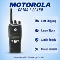 Walkie Talkie Motorola, Radio UHF, Radio Bidireccional VHF, Portátil, Profesional, de Largo Alcance, 5w, Radios de Larga Distancia CP160 EP450