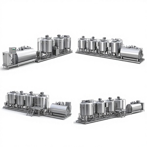 Ligne de production automatique de yaourt Ace Nutrition avec traitement à basse température, produits laitiers naturels, acier inoxydable - Product Image 1