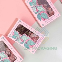 Boîtes à beignets en papier personnalisées de couleur écologique biodégradable de qualité alimentaire Dessert Donut