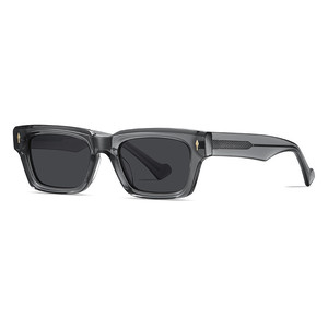 Custom Logo 2026 Fashion Men Women Rivets <b>Small</b> Frame Sun Glasses UV400 <b>Shades</b> Acetate Polarized Square Sunglasses - Product Image 4