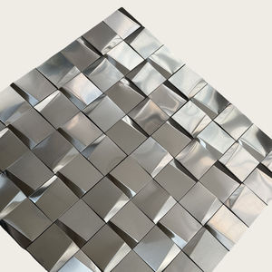 Panel de Pared 3D Metálico con Diseño de Mosaico, Decoración de Pared Interior para Tiendas de Ropa, KTV, Hoteles - Product Image 4