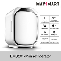 Nouveau mini-réfrigérateur portable en acier inoxydable, alimenté par batterie/électricité, pour soins de la peau, cosmétiques, maquillage, usage domestique, voiture, extérieur, hôtel, 10L