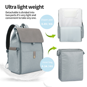 BSCI Factory-Bolsa de pañales para bebé, <span class=keywords><strong>mochila</strong></span> con estación de cambio, 3 en 1, pequeña cantidad, novedad - Product Image 4