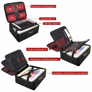 Boîte de rangement pour documents imperméable et ignifuge OEM avec fermeture à glissière pour une gestion sécurisée des fichiers - Product Image 5