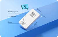 Balise BLE de suivi en temps réel IoT RTLS ultra-mince OEM ODM avec étiquette de capteur de température et personnalisable