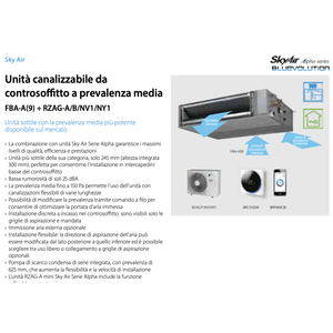 Aire Acondicionado por Conductos de Frecuencia Variable para Air Alpha 24,000 BTU FBA71A R32 A++ de Ahorro Energético - Product Image 5
