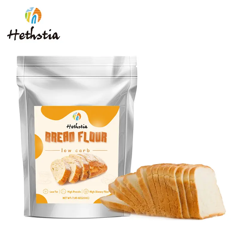 OEM Non GMO Wheat Free High Dietary Fiber Konjac Low Carb Bread Baking Mix With High Protein