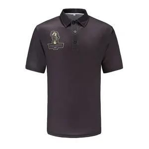 Großhandel schwarz Farbe Sublimation Coaching Polo T-Shirts Sublimated Sports Club Wear Coaches Polo-Shirts