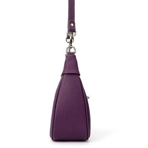 Bolsos de diseño de cuero genuino para mujer de alta calidad bolsos italianos para mujer bolso de <span class=keywords><strong>color</strong></span> púrpura - Product Image 3