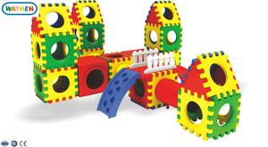 Maison de jeu en plastique multifonctionnelle pour enfants <span class=keywords><strong>avec</strong></span> <span class=keywords><strong>toboggan</strong></span>, utilisée dans le jardin - Product Image 3