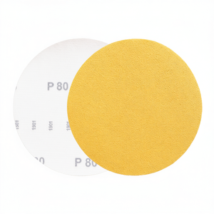 Sanding <b>Disc</b> Velcro Gold P80 150mm For Wood <b>Metal</b> Grinding - Product Image 2
