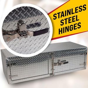 Caja <span class=keywords><strong>de</strong></span> Almacenamiento y Herramientas <span class=keywords><strong>de</strong></span> 24"x24"x60" con Puertas Dobles <span class=keywords><strong>de</strong></span> Placa <span class=keywords><strong>de</strong></span> Diamante, Cierre <span class=keywords><strong>de</strong></span> Palanca, Superficie Pulida <span class=keywords><strong>de</strong></span> Alta Resistencia - Product Image 5