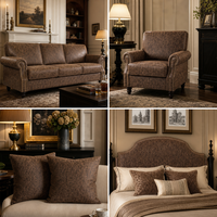Tissu en velours PU imitation cuir économique de 142 cm, 100 % polyester, tissu technique chinois, aspect cuir pour ameublement textile