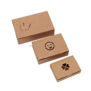 Boîte à clapet pour frites et poulet frit, boîtier en papier kraft avec support, pour aliments rapides - Product Image 1