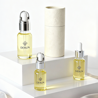 Flacons compte-gouttes en verre bleu personnalisés en gros de 5 ml, 10 ml, 15 ml, 20 ml, 30 ml, 50 ml, 100 ml pour l'emballage d'huiles essentielles, de sérums et de produits de soin de la peau