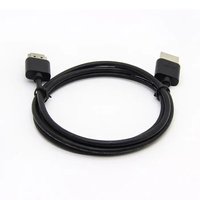 Câble OEM 0,5m 1m 2m 3m 5m de haute qualité plaqué or, fin et mince, OD:4,5mm, sortie vidéo haute définition 1080P 4K