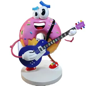 Công viên chủ đề lớn candyland trang trí lễ hội thực phẩm sợi thủy tinh <span class=keywords><strong>whirly</strong></span> Unicorn Pop Lollipop kẹo mía bánh rán sợi thủy tinh - Product Image 1