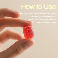 Complément alimentaire en gummies DGL à marque privée OEM/ODM, antioxydant, beauté, 60 unités, saveur personnalisable, bonbons gélifiés pour adultes et femmes
