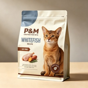 Shelf Display Flat Bottom Pet Food Pouch Custom Moisture Proof High Barrier Durable Eco-friendly Food Grade Plastic <b>Bag</b> 5kg - Product Image 4