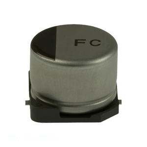 Distribuidor Autorizado, Condensador de Aluminio EEV-FC1V330P de 33 uF, 20%, 35 V, SMD, Montaje en Superficie - Product Image 1