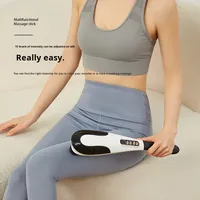 Nouveauté : Masseur vibrant électrique rechargeable en forme de dauphin, 4 têtes, pour le corps entier, prix d'usine