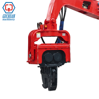 Martillo Vibrador Hidráulico Guchuan, Martillo Hidráulico para Excavadora, Construcción de Cimentaciones