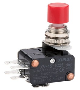 Types de commutateurs de fin de course électriques / Micro-interrupteurs à bouton-poussoir / Micro-interrupteurs Cherry - Product Image 2