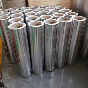 Feuille d'aluminium de 0,2 mm d'épaisseur avec une face enduite de colle, isolation imperméable haute résistance pour la climatisation, les conduites, les toitures et l'étanchéité - Product Image 4