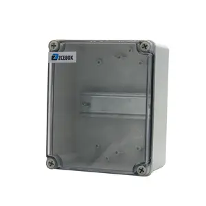 ZCEBOX 100*100*75 IP67 waterproof cable connection and appliance protecabs junction box weatherproof plastic outdoor enclosure