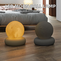 Design moderne pour la décoration de chambre, lampe rechargeable à intensité variable blanc chaud, adorable mini lampe de nuit LED en forme de lune