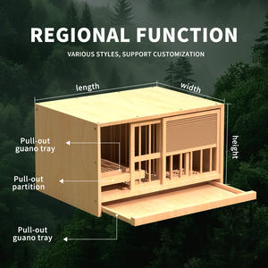 Luxe en bois massif fer <span class=keywords><strong>nichoir</strong></span> bouton fermeture élégant motif Animal extérieur <span class=keywords><strong>Pigeon</strong></span> Cage élevage Pigeons maisons pour animaux de compagnie meubles - Product Image 2