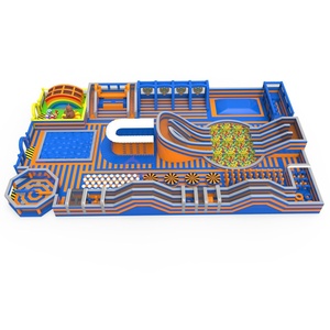 Dev şişme eğlence parkı şişme tema parkı oyun alanı çocuklar ve yetişkinler için ticari şişme engel kursu - Product Image 4