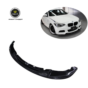 Spoiler Splitter Labbro Paraurti Anteriore in Fibra di Carbonio per <span class=keywords><strong>BMW</strong></span> <span class=keywords><strong>F20</strong></span> Serie <span class=keywords><strong>1</strong></span> M135i Paraurti M-Tech 2011-13 - Product Image 1