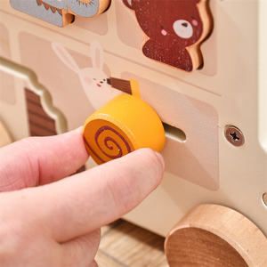 กล่องของเล่นรถโดยสารประจำทาง5-in-1 Montessori ดีไซน์ใหม่สำหรับการเรียนรู้ก่อนวัยเรียน - Product Image 4