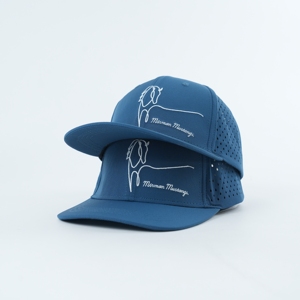 Casquette 5 panneaux unisexe personnalisée avec logo brodé et découpe laser, idéale pour le sport et le golf en extérieur – Fournisseur d'usine - Product Image 4