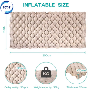 Matelas médical anti-escarres en PVC pour hôpital, matelas à bulles gonflable avec logo OEM pour lit d'hôpital avec pompe à air - Product Image 2